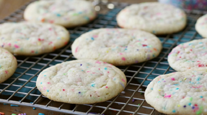 soft baked funfetti sugar cookies recipe