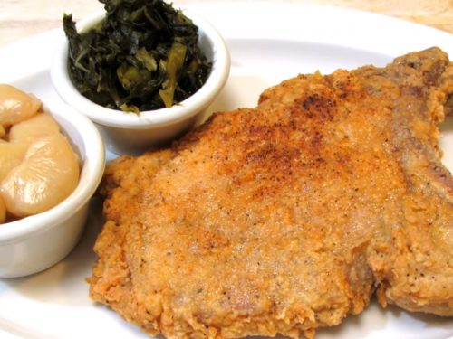 southern fried pork chops recipe