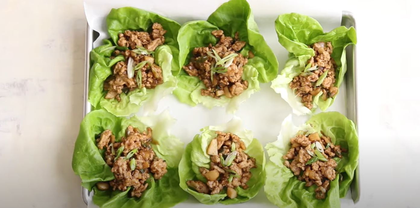 Asian Chicken Salad Lettuce Wraps