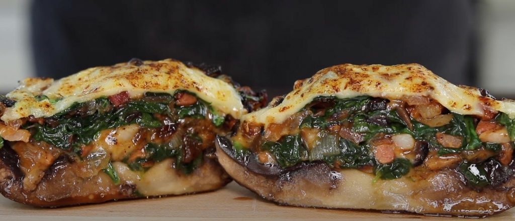 Creamy Spinach-Stuffed Portobellos Recipe