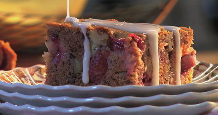 strawberry banana cake recipe