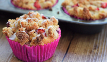 strawberry cheesecake muffins recipe