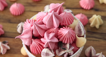 strawberry meringue cookies recipe