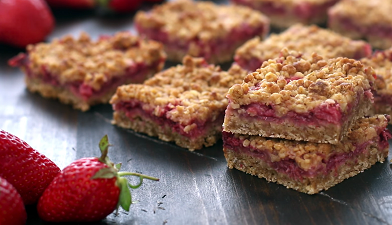 strawberry oat squares recipe