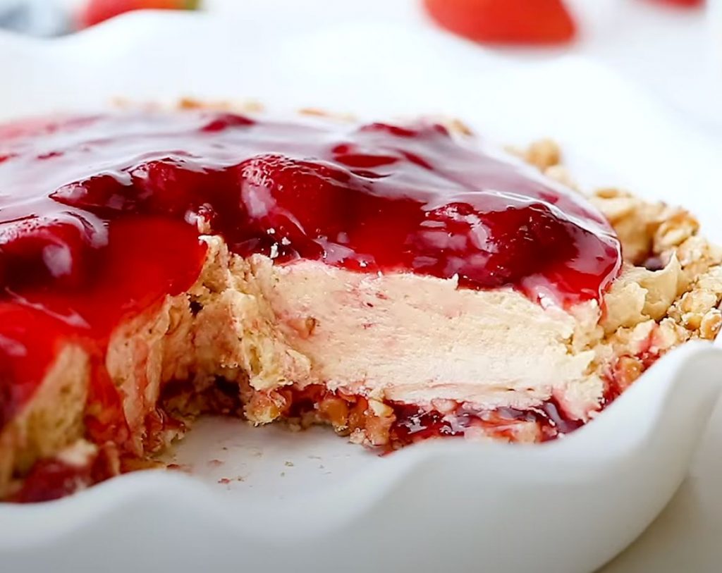 Strawberry Peanut Butter Pie Recipe