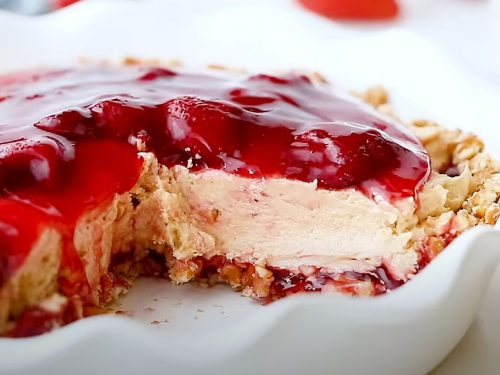 Strawberry Peanut Butter Pie Recipe