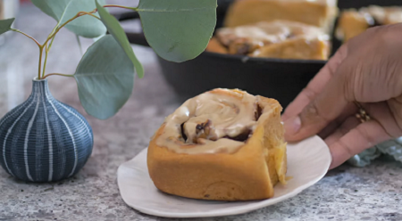 sweet potato pecan cinnamon rolls recipe