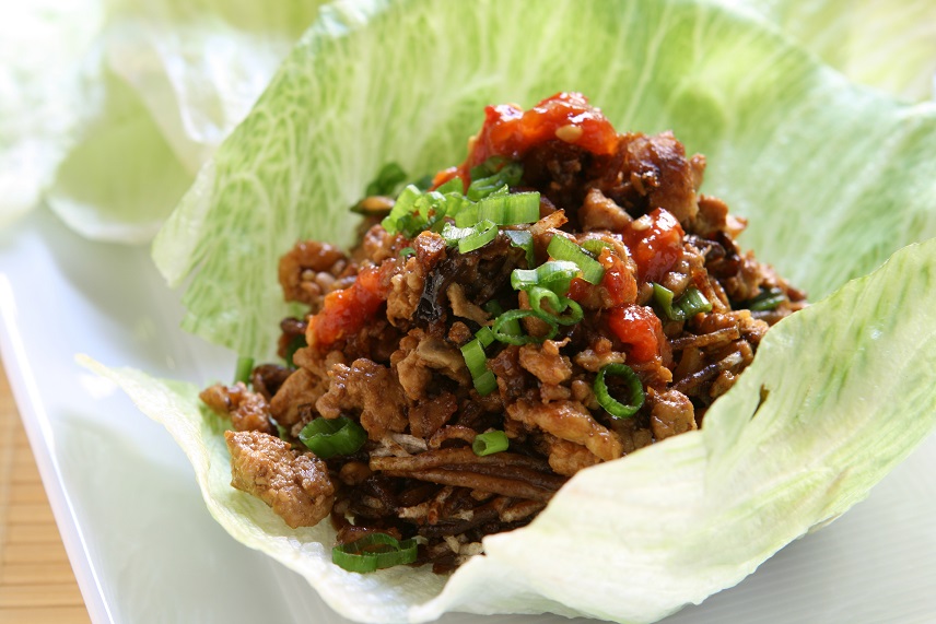 thai chicken peanut lettuce tacos recipe