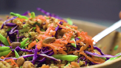thai peanut quinoa salad recipe
