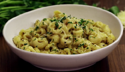 tortellini with garlic sage butter recipe