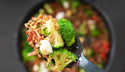 warm broccoli and barley pilaf recipe