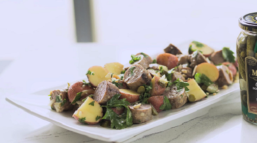 warm sausage and potato salad recipe