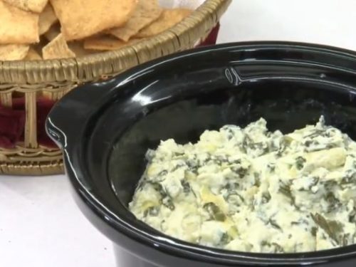 slow cooker spinach artichoke dip recipe