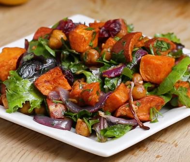 roasted sweet potato and onion salad recipe