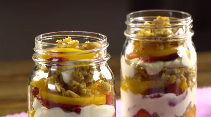 strawberry peach parfait recipe