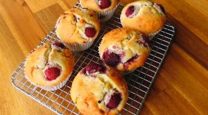 raspberry and white chocolate muffins recipe