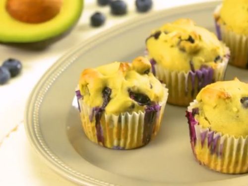 blueberry avocado muffins recipe