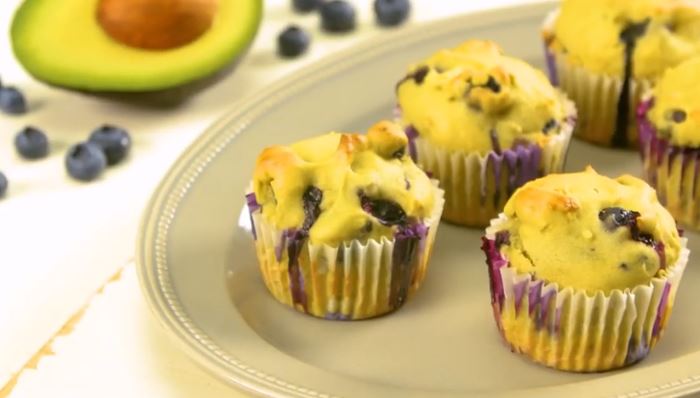 blueberry avocado muffins recipe