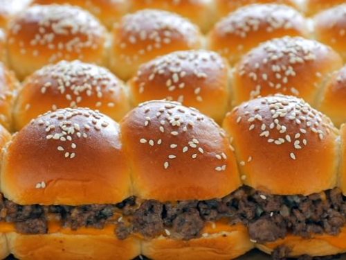 baby burgers on baguettes recipe