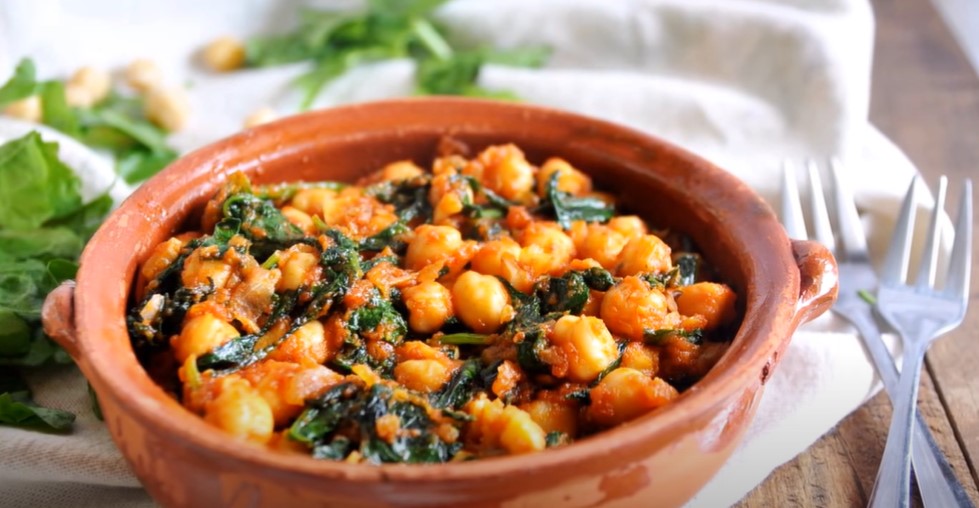 chickpea and spinach stew recipe