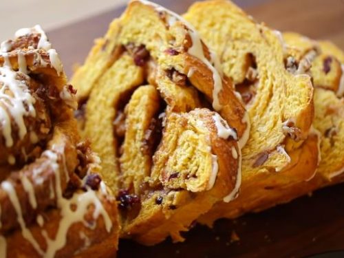 cinnamon-swirled pumpkin bread recipe