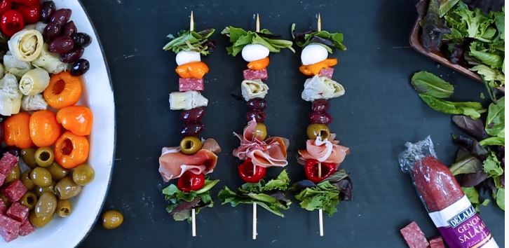 greek antipasto skewers recipe