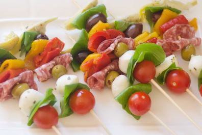 italian antipasto skewers recipe