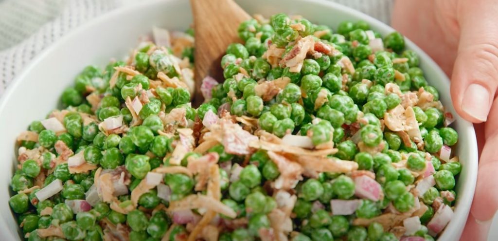 green pea and ham salad recipe