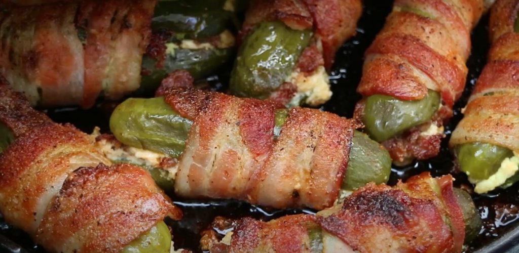 bacon wrapped pickles recipe