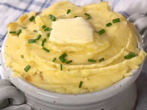 slow cooked garlic mashed potatoes recipe