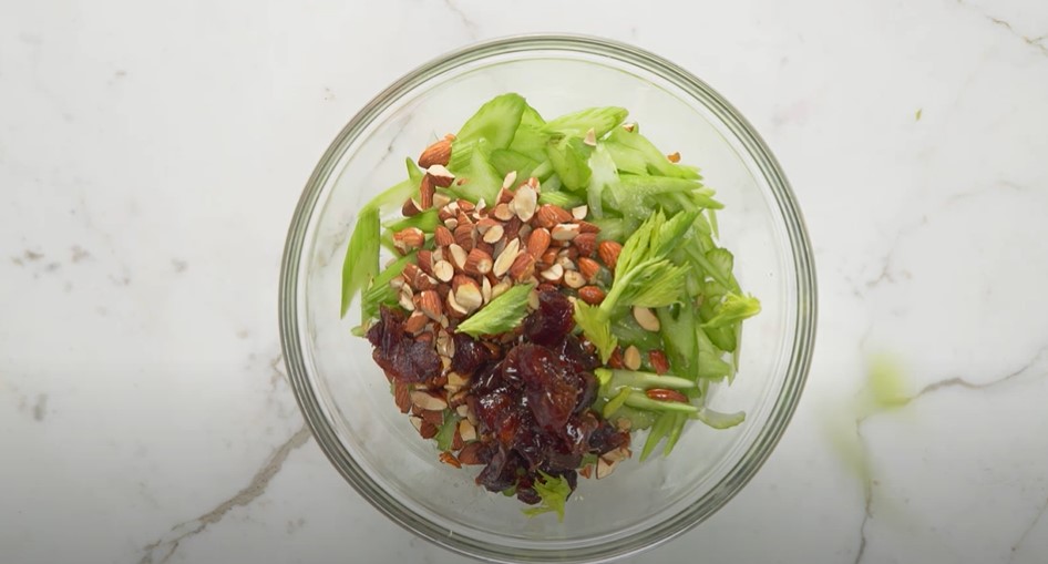 celery salad with walnuts, dates, and pecorino recipe