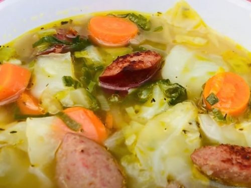 sausage and cabbage soup recipe