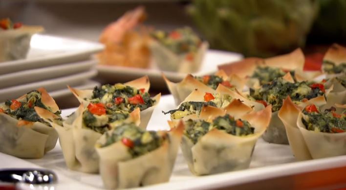 spinach artichoke cups recipe