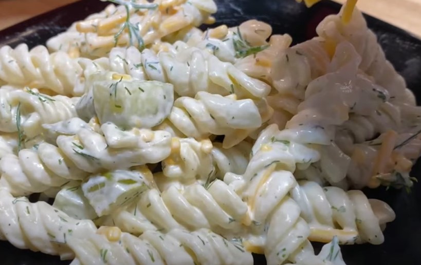 dill pickle pasta salad recipe