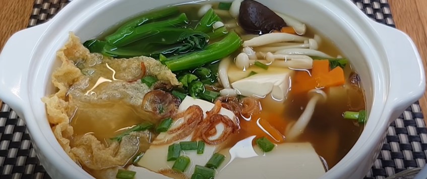 mushroom tofu soup recipe
