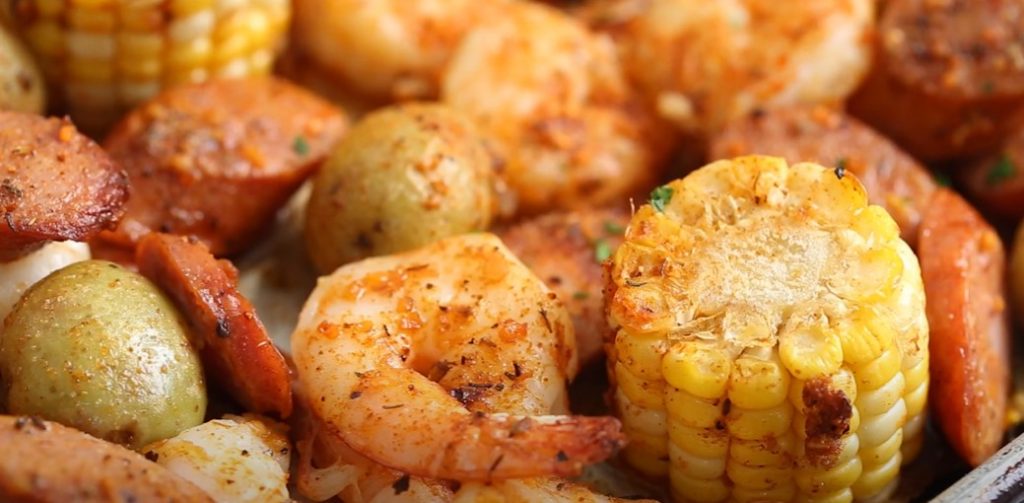 sheet pan shrimp boil recipe
