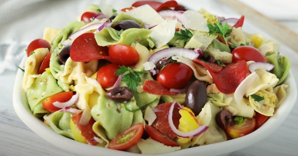 spinach tortellini salad recipe