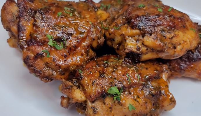 garlic herb grilled chicken thighs recipe