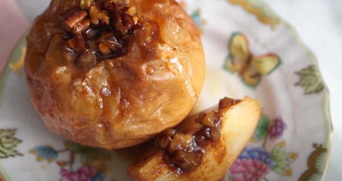 baked apples with sweet potato stuffing recipe