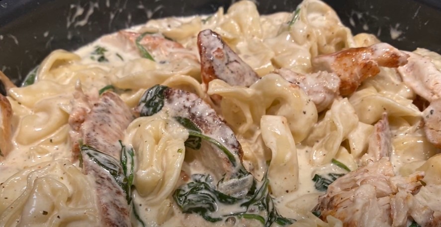 Baked Chicken Tortellini Alfredo Recipe