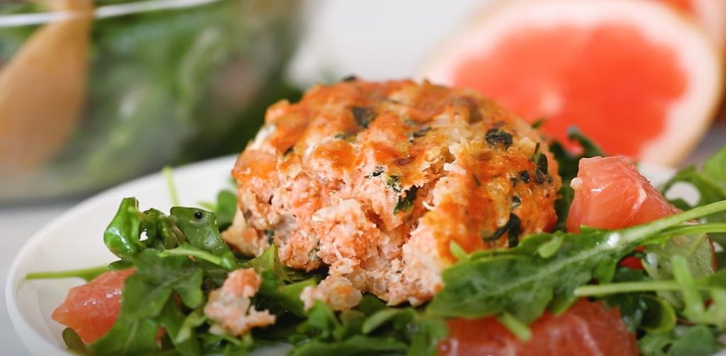 healthy salmon quinoa burgers recipe