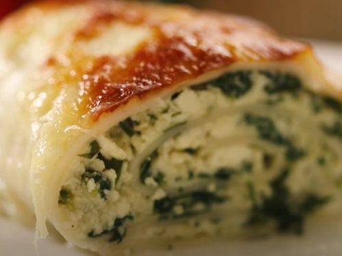 spinach lasagna rolls recipe