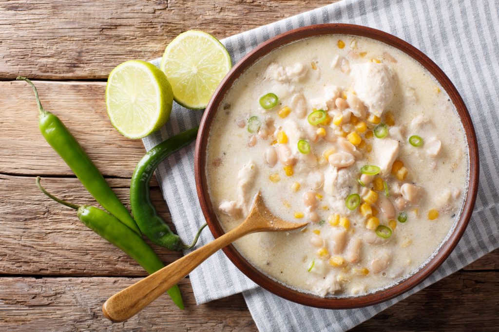 5-ingredient white chicken chili recipe