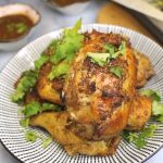 thai grilled chicken with cilantro dipping sauce recipe