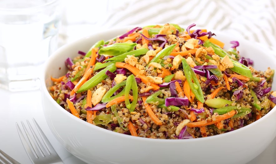 sunshine slaw with quinoa recipe