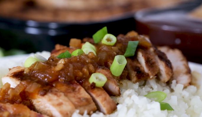 grilled bourbon chicken recipe