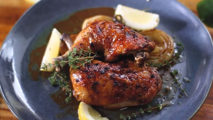 grilled chicken breasts with lemon and thyme recipe