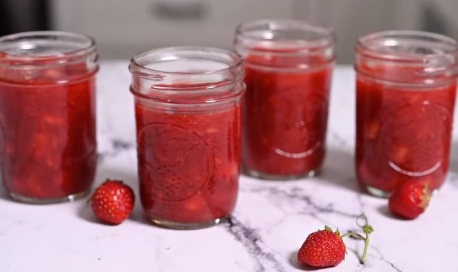 strawberry citrus freezer jam recipe