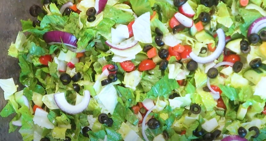 tossed salad with almonds recipe
