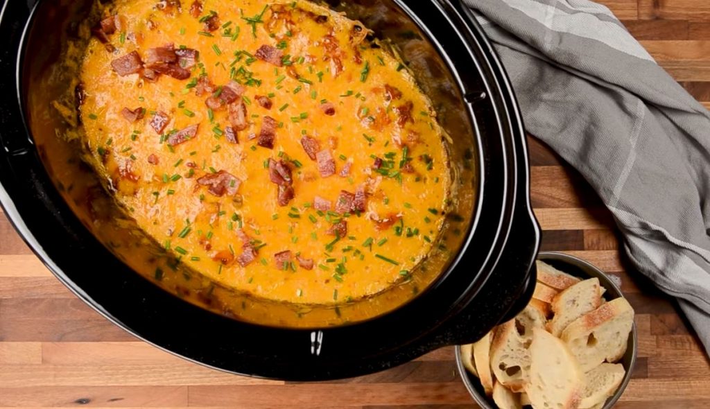 Bacon Cheeseburger Crock Pot Dip - Recipes That Crock!